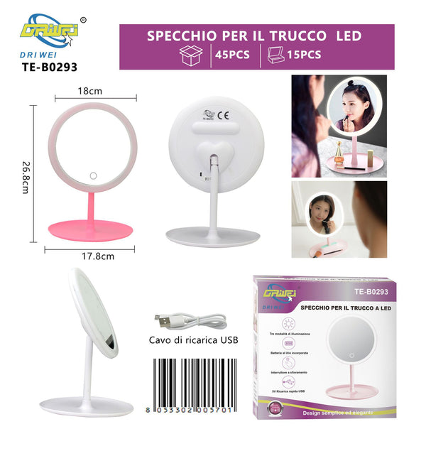 Specchio illuminato