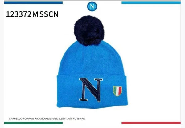 Cappello – CAPPELLO PON PON AZZURRO 123372MSSCN