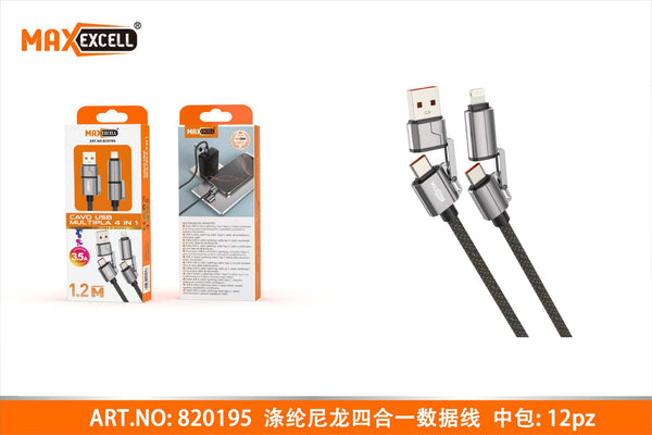 Cavo USB Multipla 4 in 1