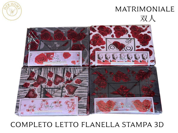 LENZUOLA FLANELLA 3D MB 2POSTI