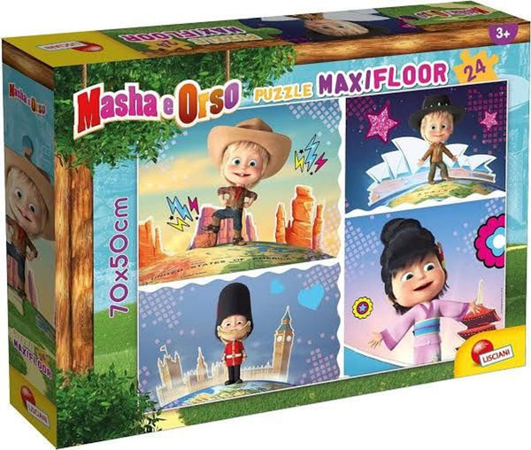 Puzzle o rompicapo – MASHA PUZZLE MAXI FLOOR 24 86085