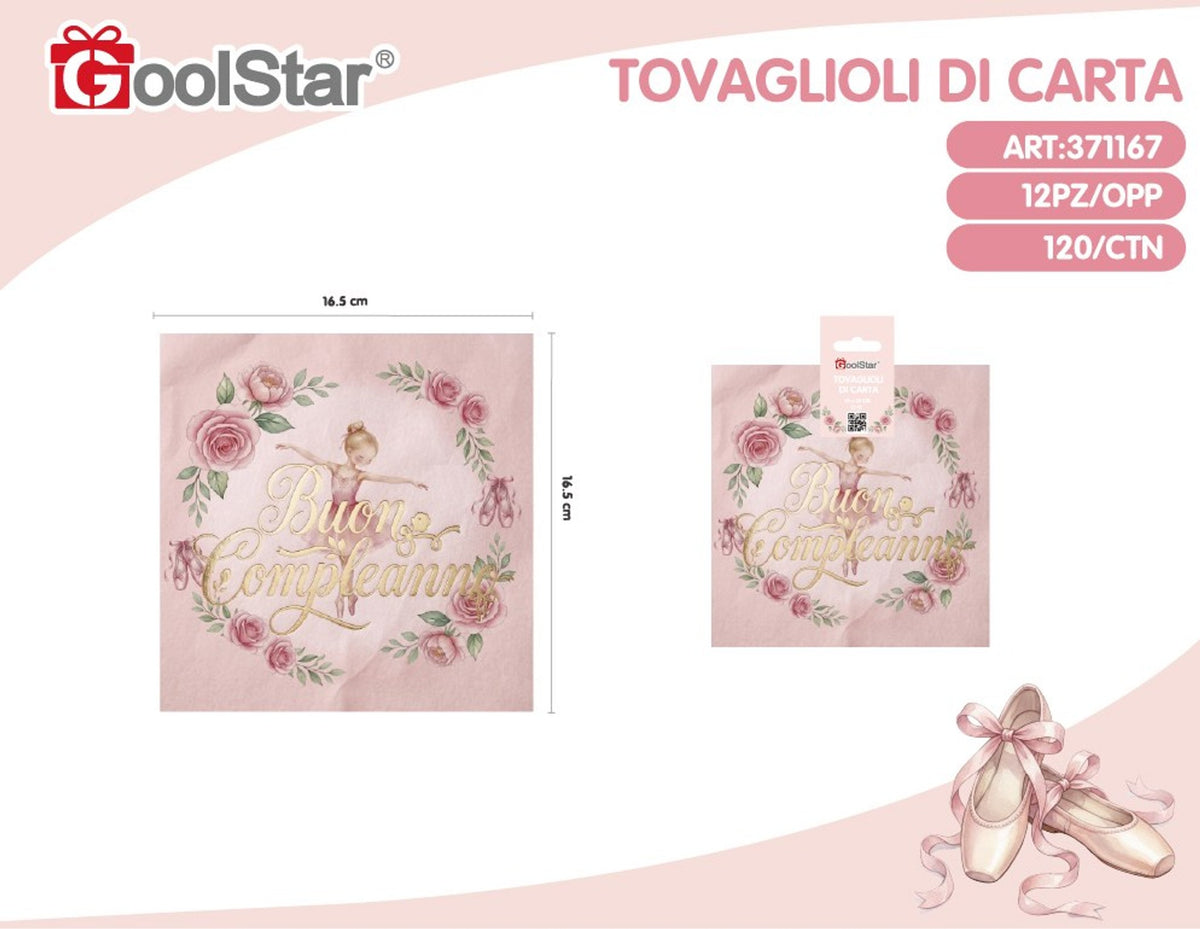 Tovagliolo di carta ballerina