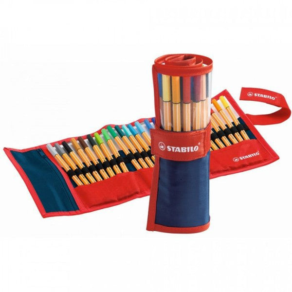 Stabilo Point 88, confezione da 25 colori assortiti