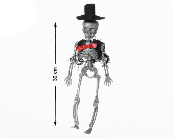 Scheletro sposo decorativo Halloween 30 cm