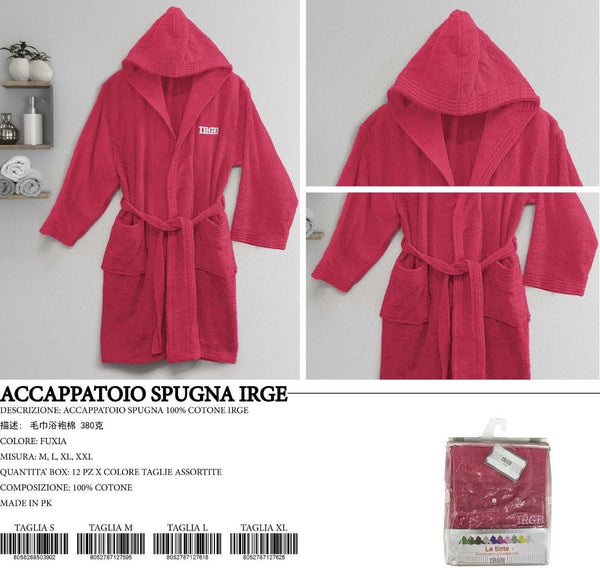 Accappatoio Irge Spugna Fuxia