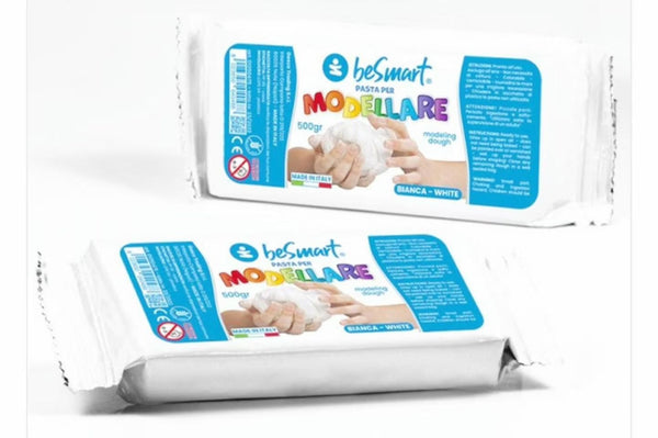Pasta da modellare bianca, 500 g