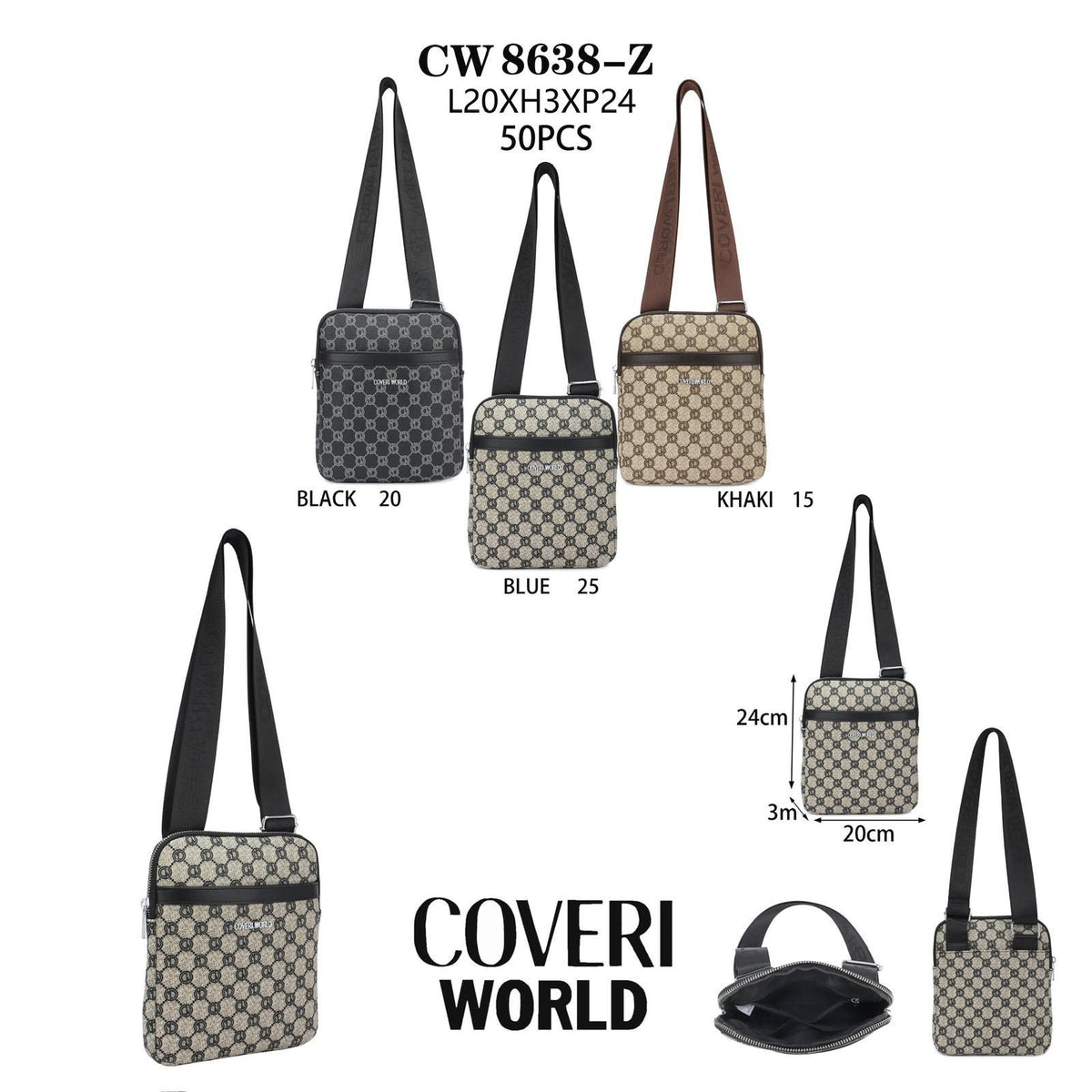 Borsa a tracolla Coveri World CW8638Z