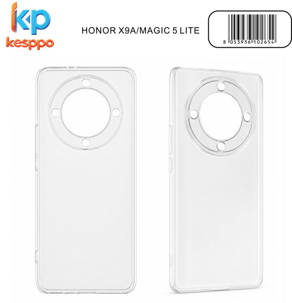 Custodia per Honor X9A / MAGIC 5 Lite – trasparente, in silicone, con aperture sagomate