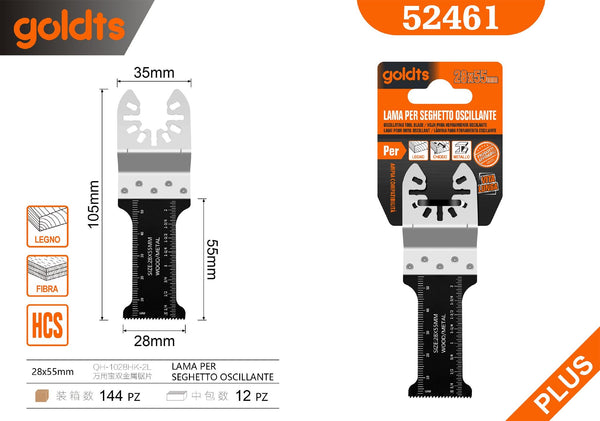 Lama per sega multiuso QH-1028HK-2L, 105 × 28 × 55 mm