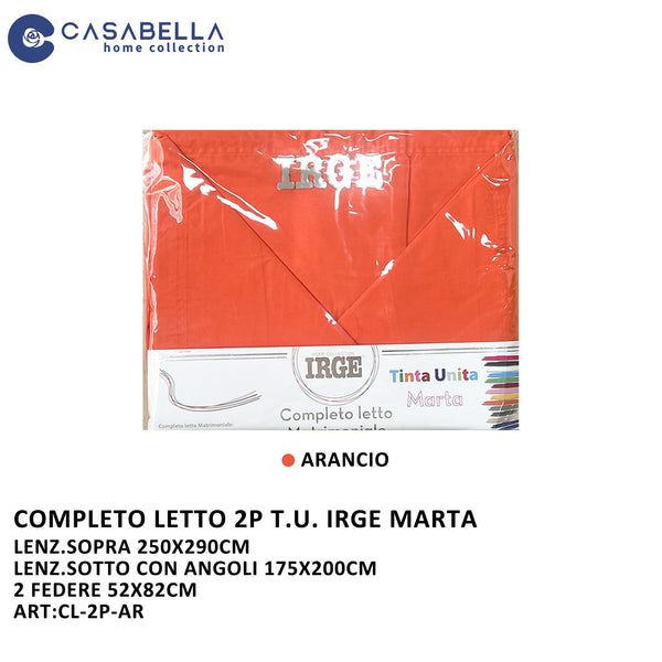 Completo Letto 2P Irge Arancio