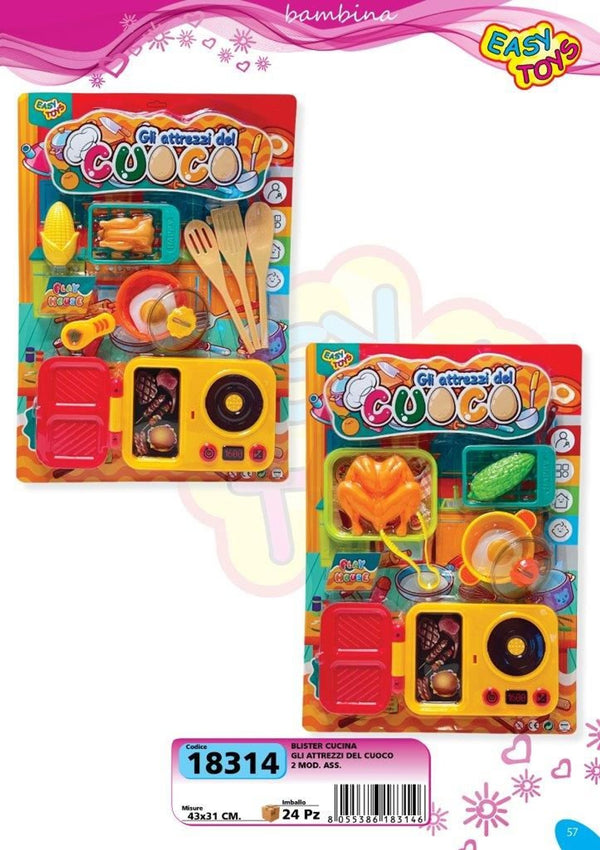 Set attrezzi del cuoco giocattolo EA18314