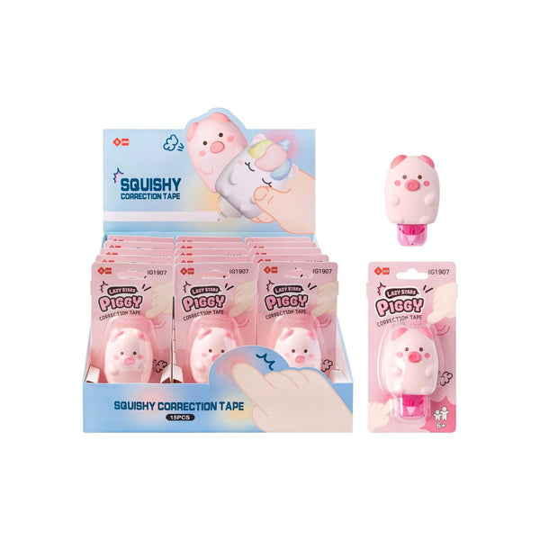 Colla o nastro da ufficio – SQUISHY CORRECTION TAPE PIG SINGOLO IG1907