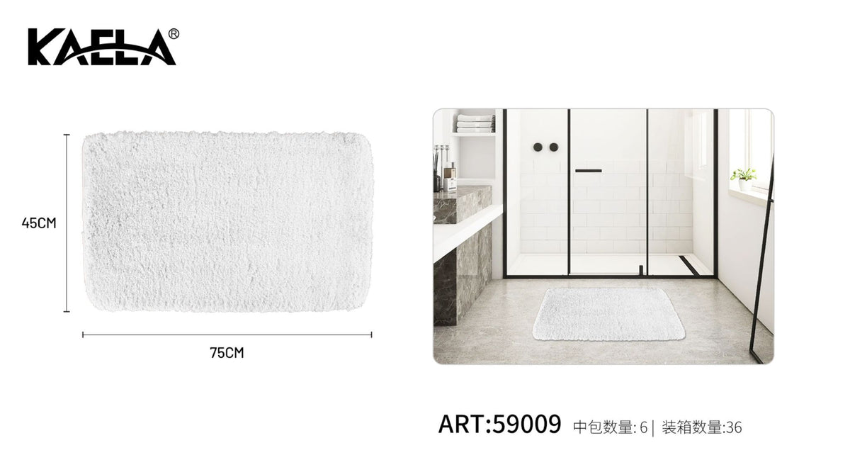 Tappeto da bagno a pelo lungo