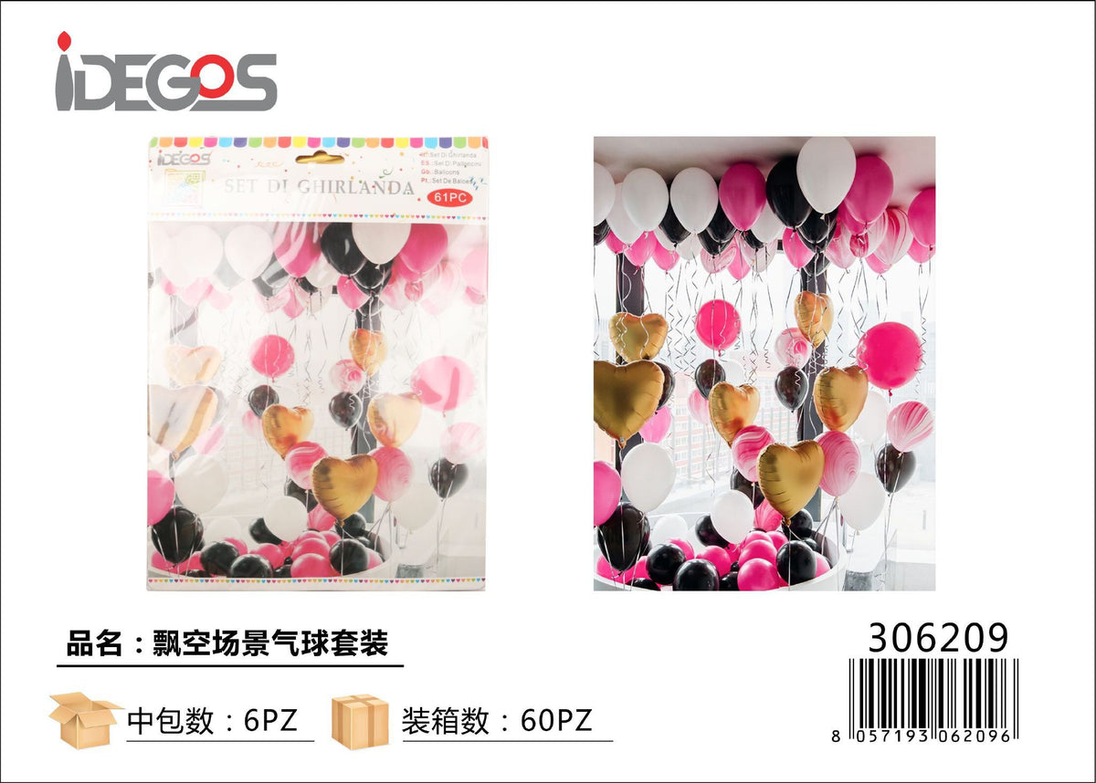 Set di palloncini con accessori