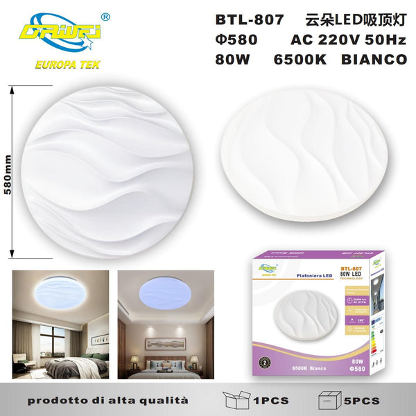 Plafoniera — BTL-807, 80 W, 6500 K