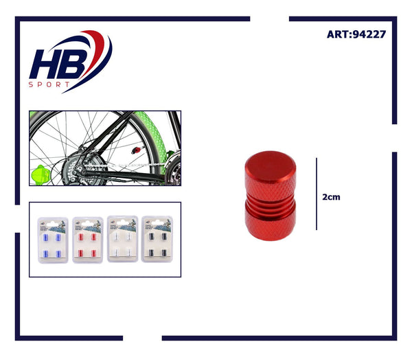 Tappi valvola per bicicletta, set da 4