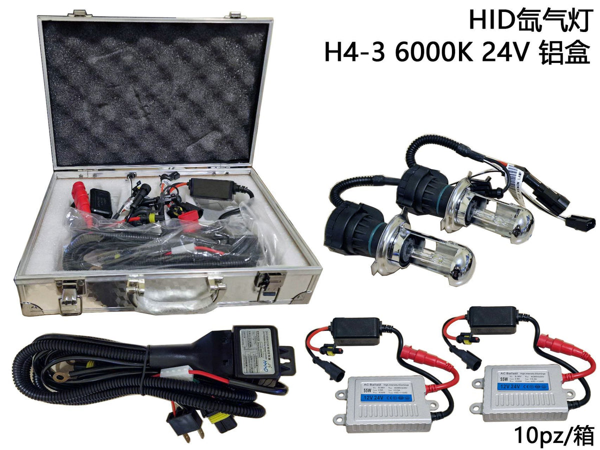 Lampadina per auto — 6000 K, 24 V, H4