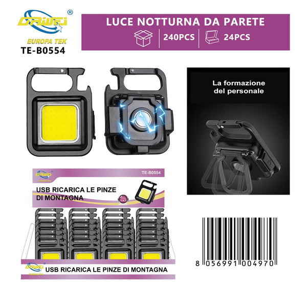 Portachiavi con luce