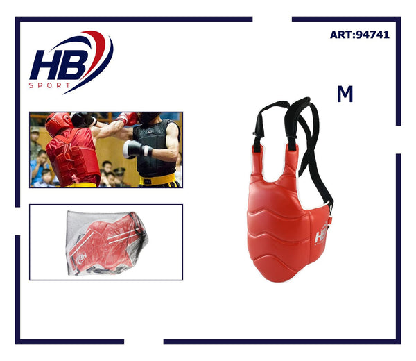 Pettorina da boxe rossa taglia M