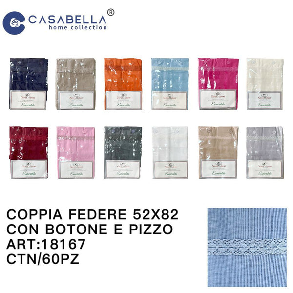 Coppia Federe con Pizzo 52X82