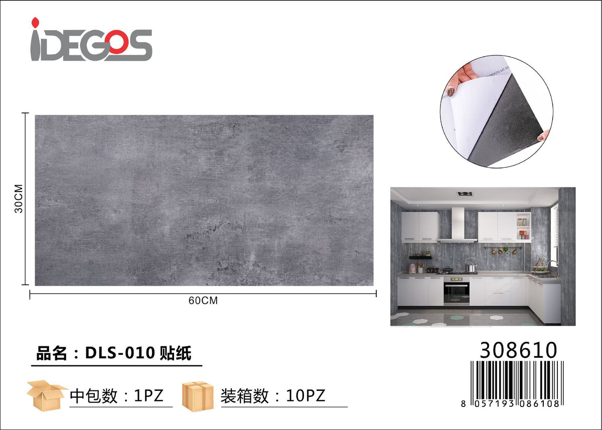 Adesivo decorativo DLS-010, grigio