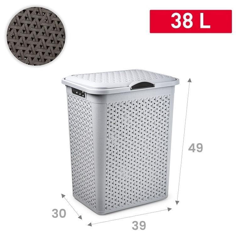 PORTABIANCHERIA NATURE 38L GRIS CLARO