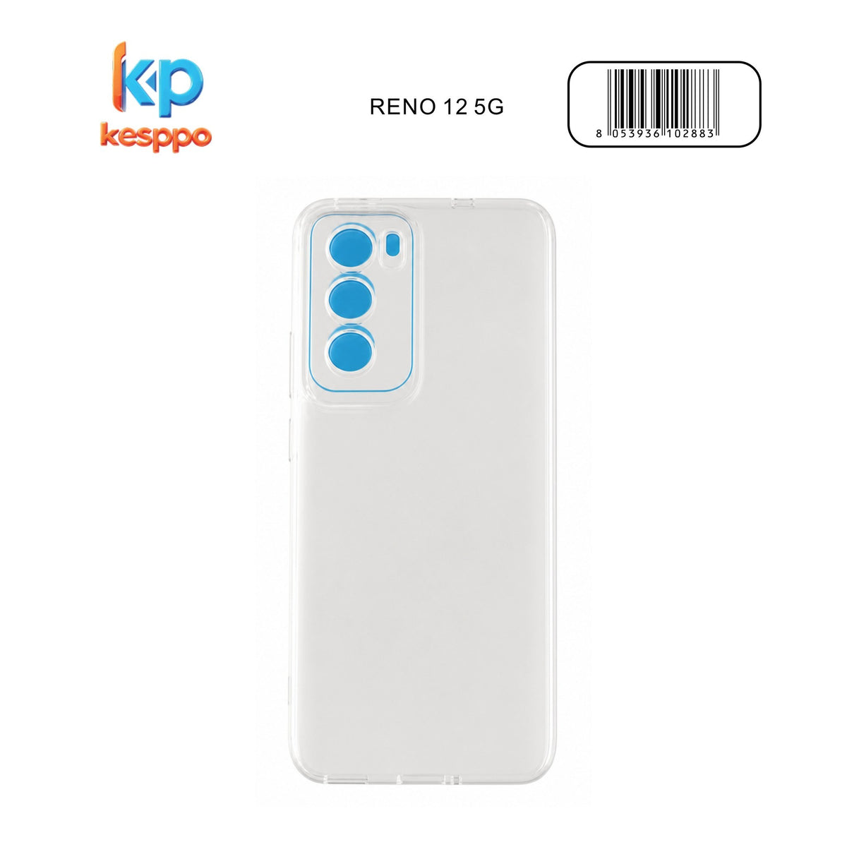 Custodia per OPPO RENO 12 5G – trasparente, in silicone