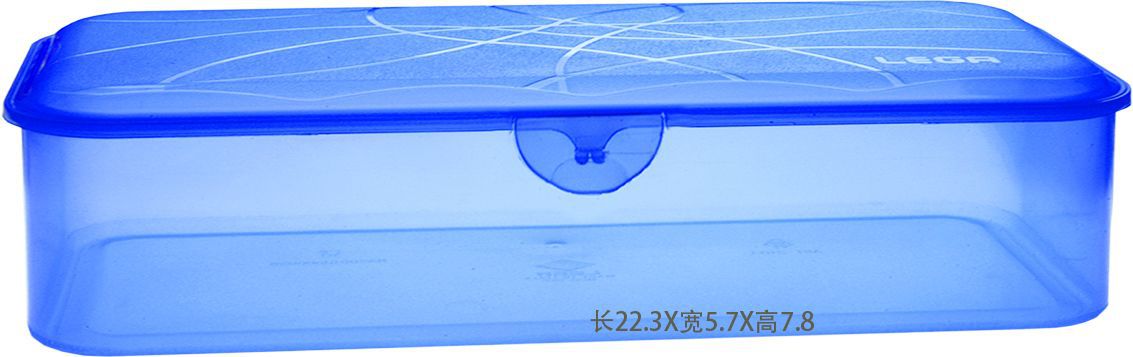 LEGA CONTENITORE CLIK CLACK PLASTICA TRASPARENTE 0.7LT 22.3X5.5X7.8CM 0.7LT