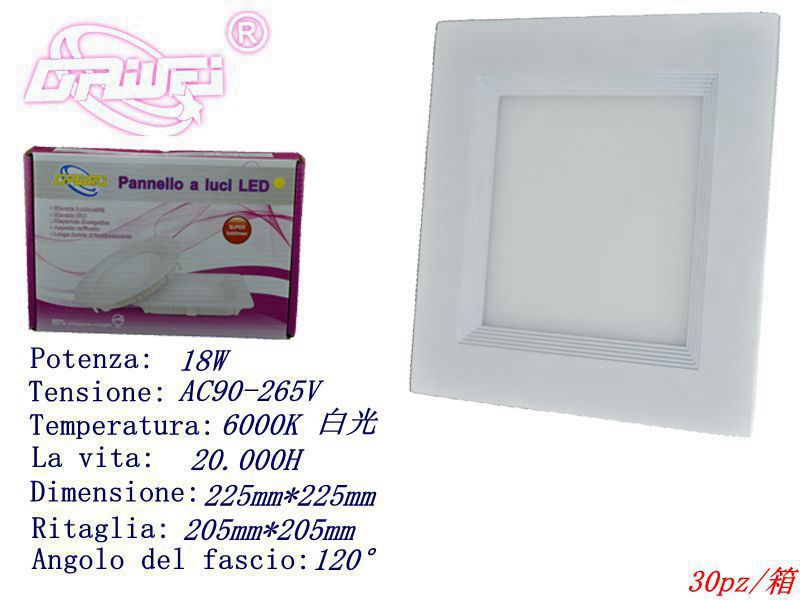 Pannello luminoso — 18 W