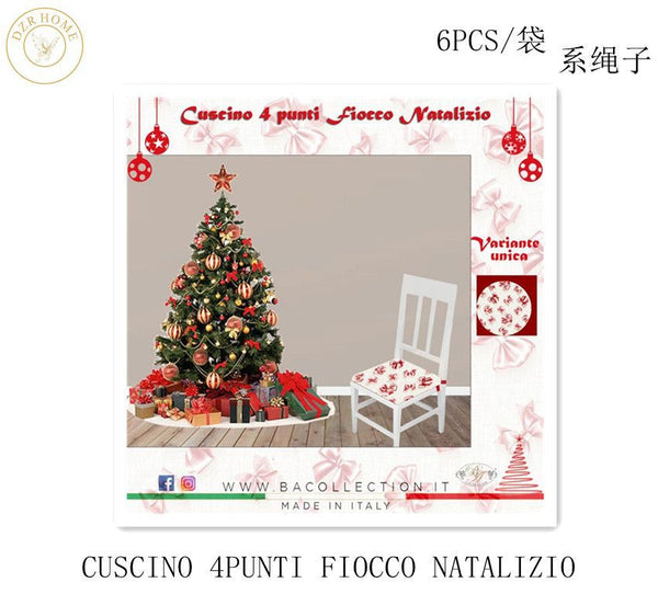 CUSCINO 6PCS FIOCCO NATALE BA 2023