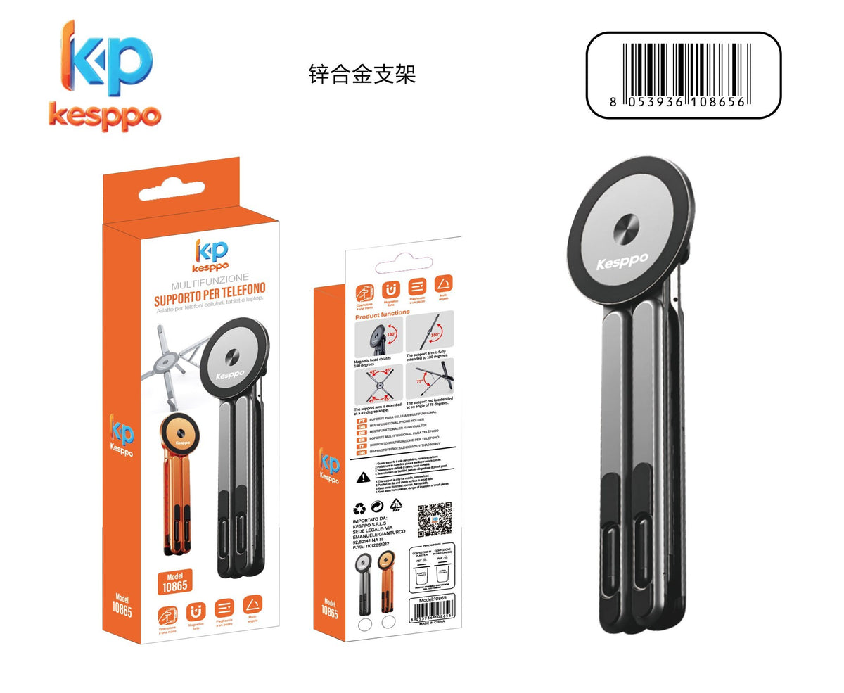 Supporto magnetico pieghevole in lega di zinco
