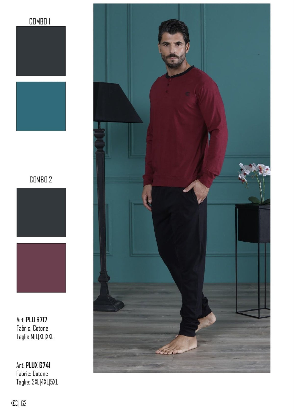 Pigiama Lungo Uomo PLU/6717