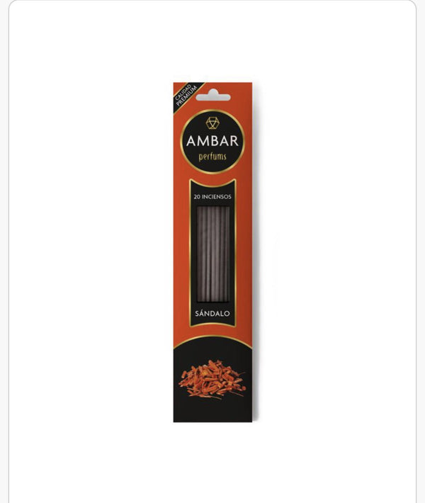 AMBRA INCENSO 20PZ SANDALO