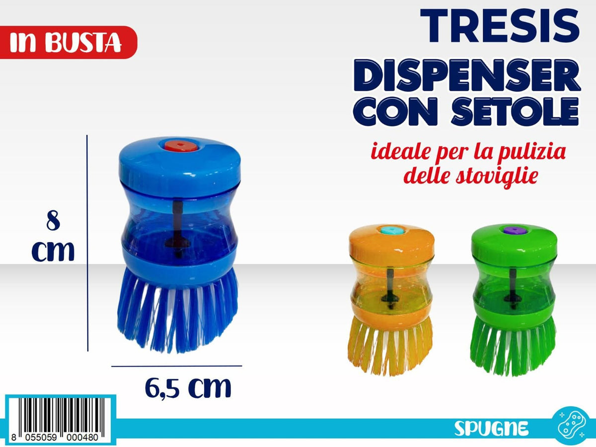 TRESIS SPAZZOLA C/CONTENITORE PLASTICA