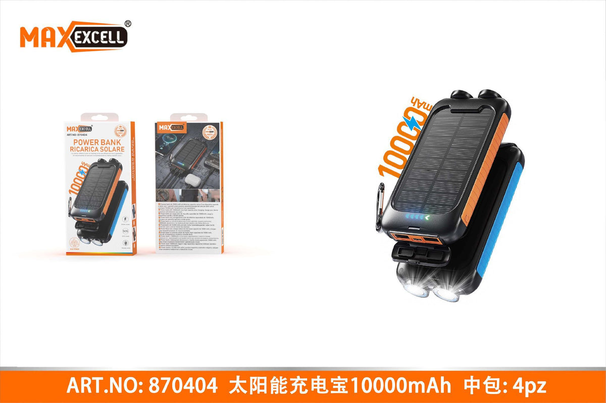 Power Bank Ricarica Solare 10000MAH