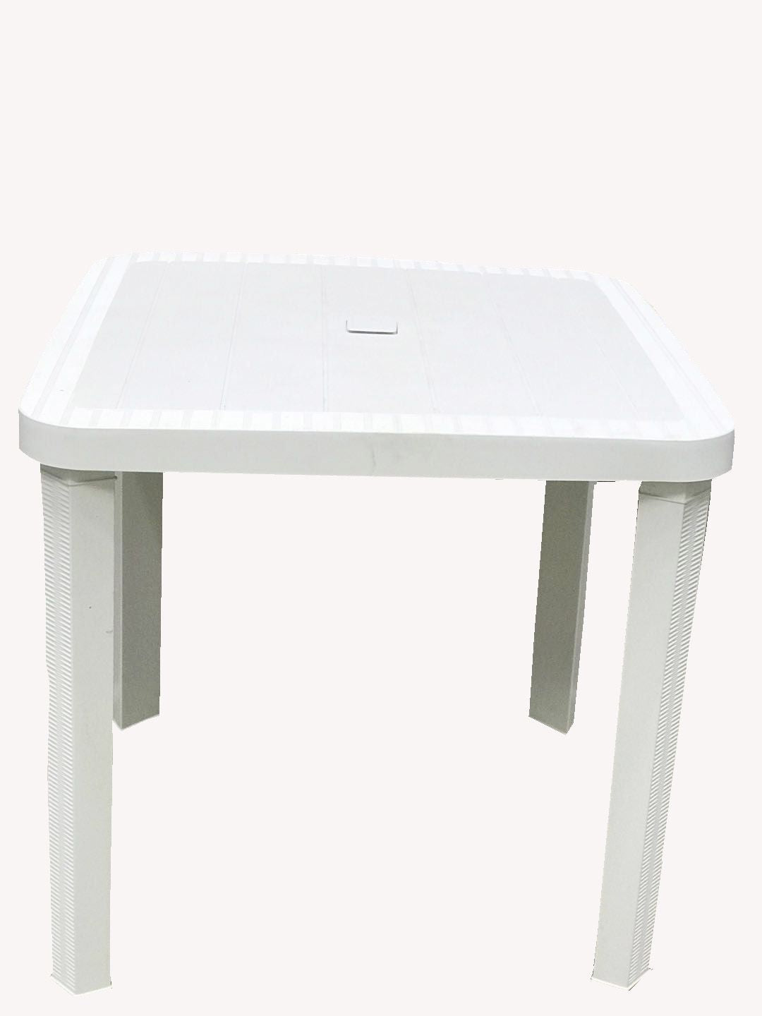 TAVOLO BIANCO 80X80CM BRONZO