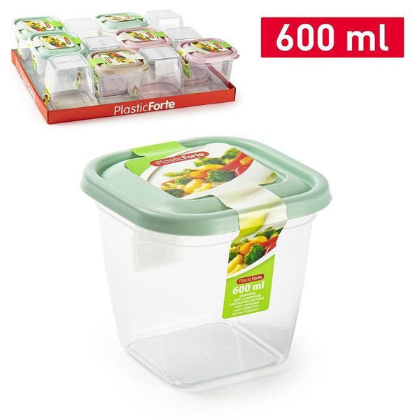 CONTENITORE 600ML 11X11X10CM
