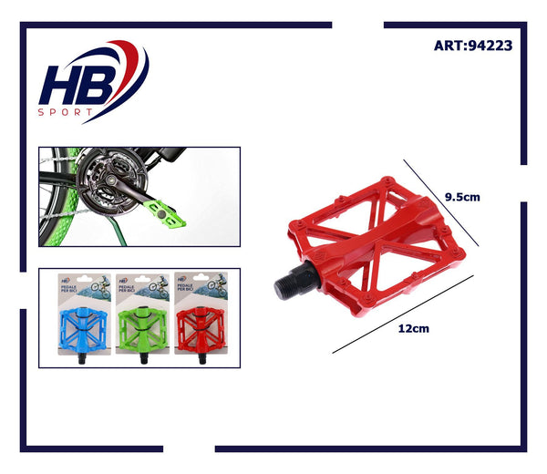 Pedale per bicicletta colorato, 12 × 9,5 cm
