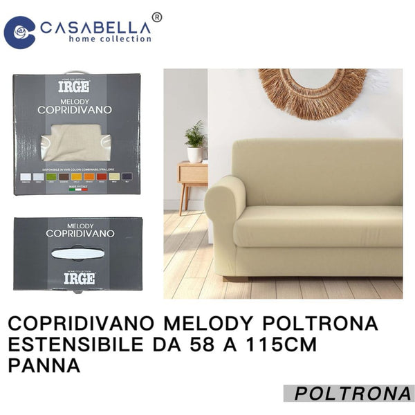 Copridivano Melody Poltrona Panna