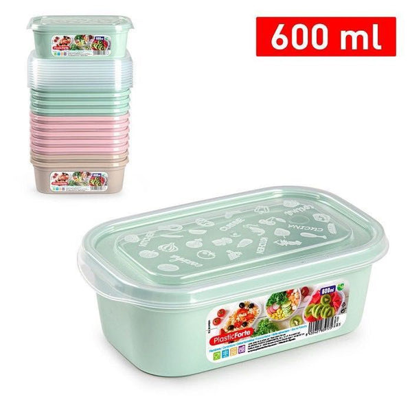 CONTENITORE 600ML 17.5X11X6CM