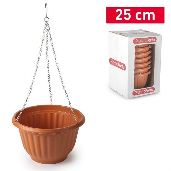 P.1472135 VASO PENDENTE 25CM 25X25X15.5CM