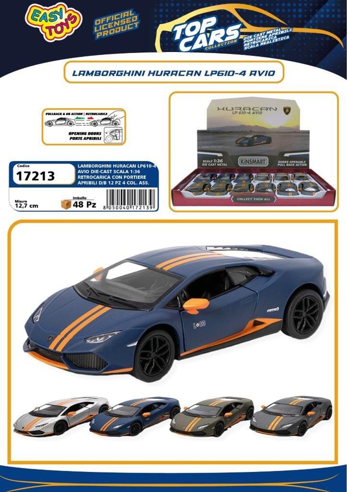 Veicolo giocattolo – LAMBORGHINI HURACAN EA17213