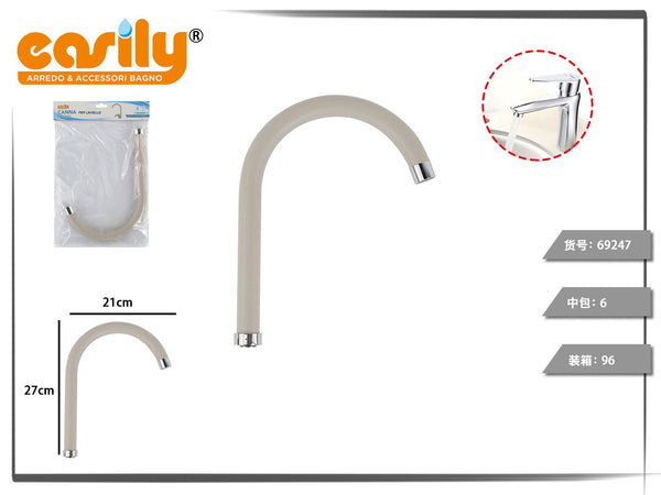 Canna di ricambio per lavello con arco tondo