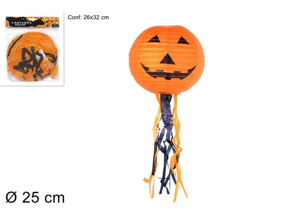 Lanterna decorativa di Halloween a zucca, 25 cm