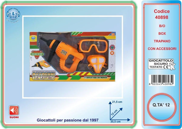 Set mestiere giocattolo – BOX TRAPANO CON ACCESSORI LIP40898