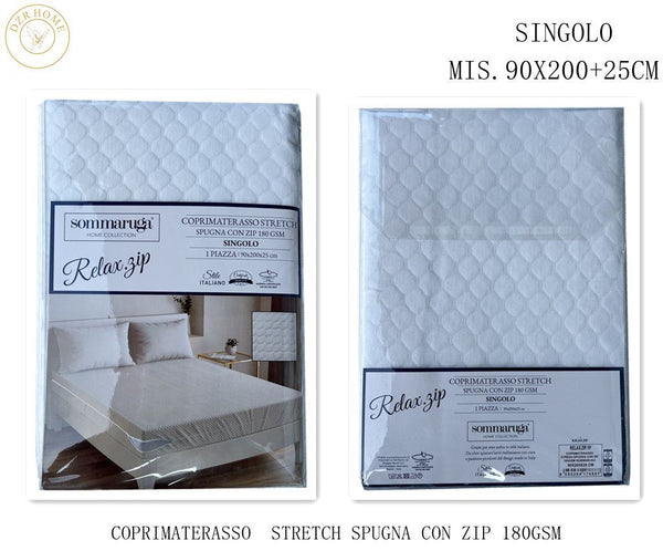 COPRIMATERASSO SOMMARUGA SINGOLO RELAX.ZIP