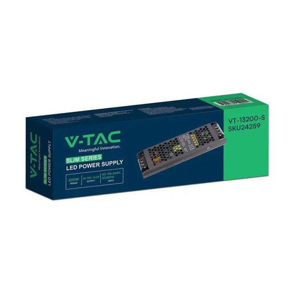 Alimentatore LED V-TAC 200 W 12 V IP20