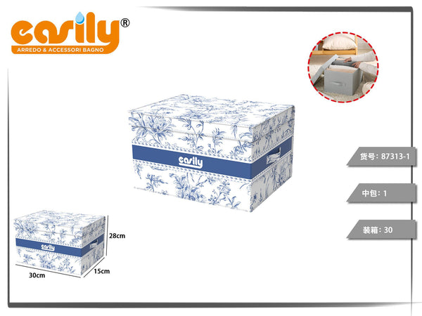 Scatole decorate con patta frontale