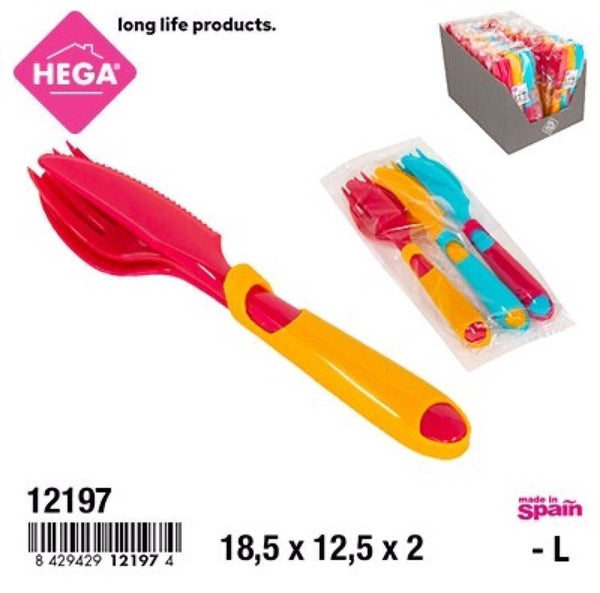 HEGA SET 3 POSATE PLASTICA