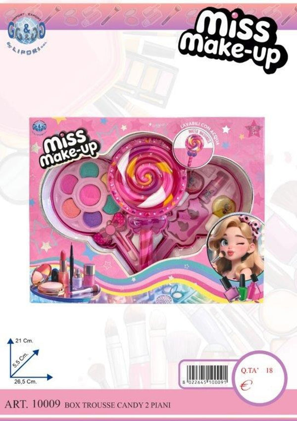 Prodotto per il trucco – BOX TROUSSE CANDY 2 PIANI LIP10009